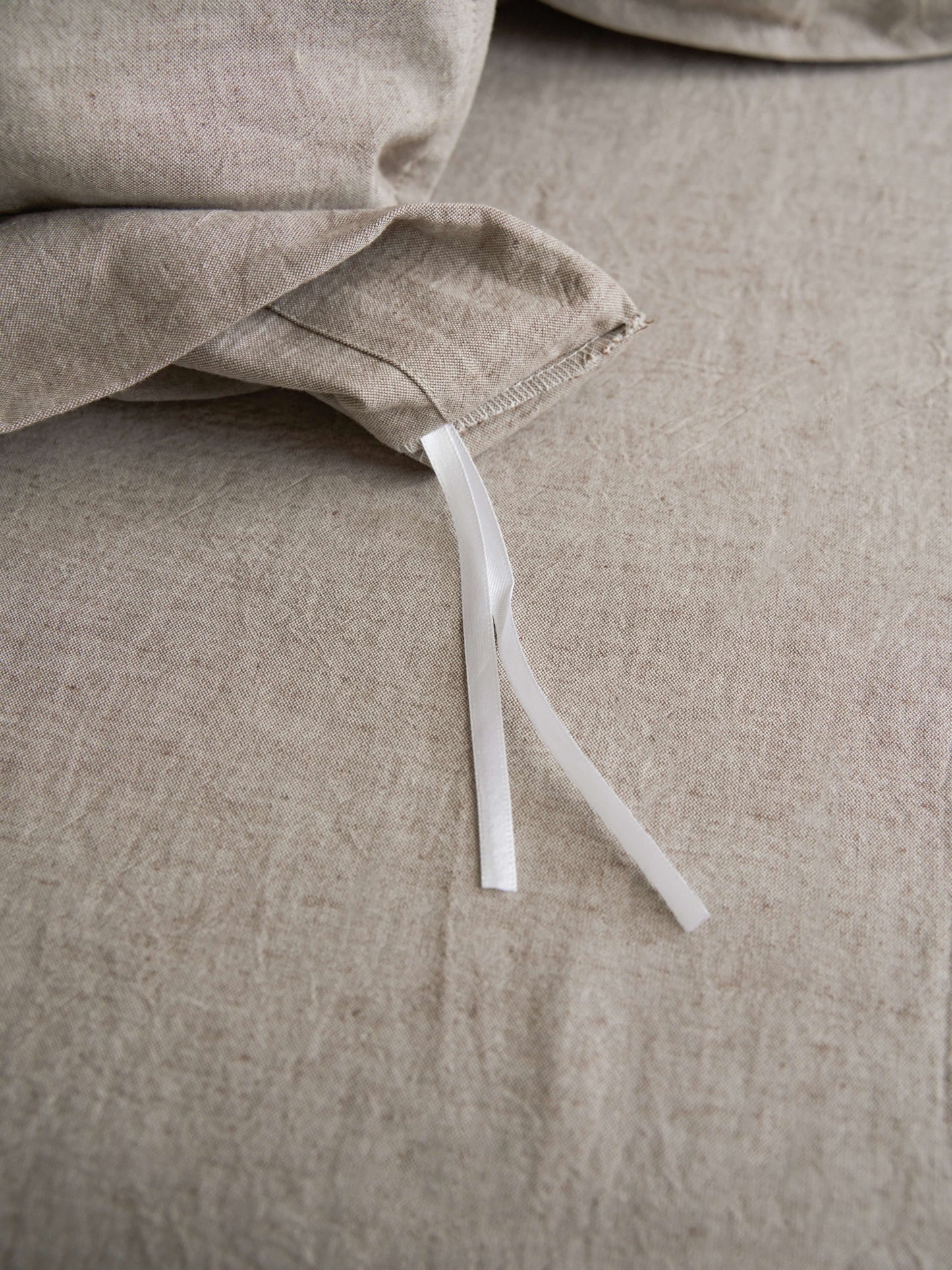 Latte Linen Bedding Set