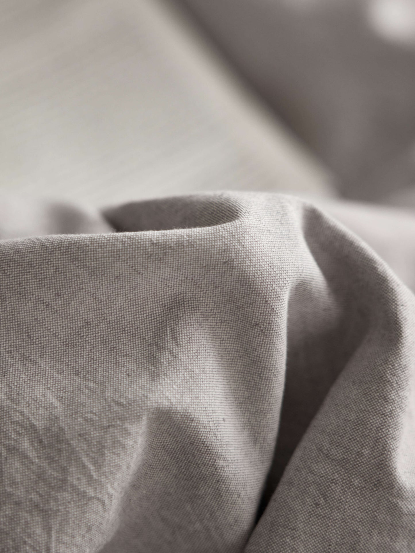 Grey Linen Bedding Set