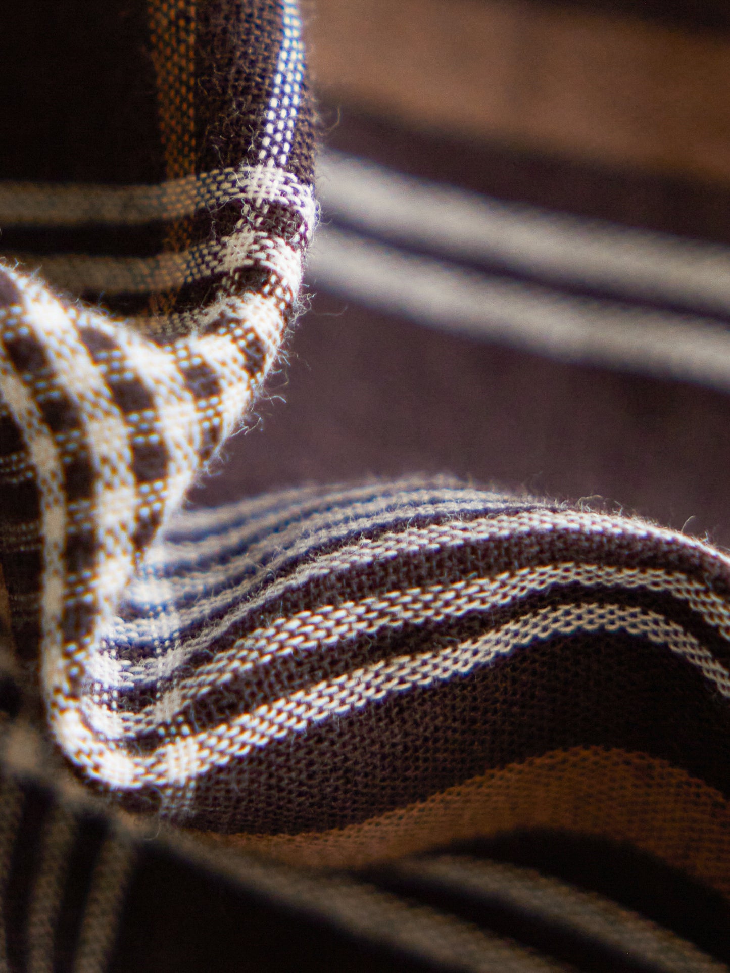 Brown Plaid Bedding Set