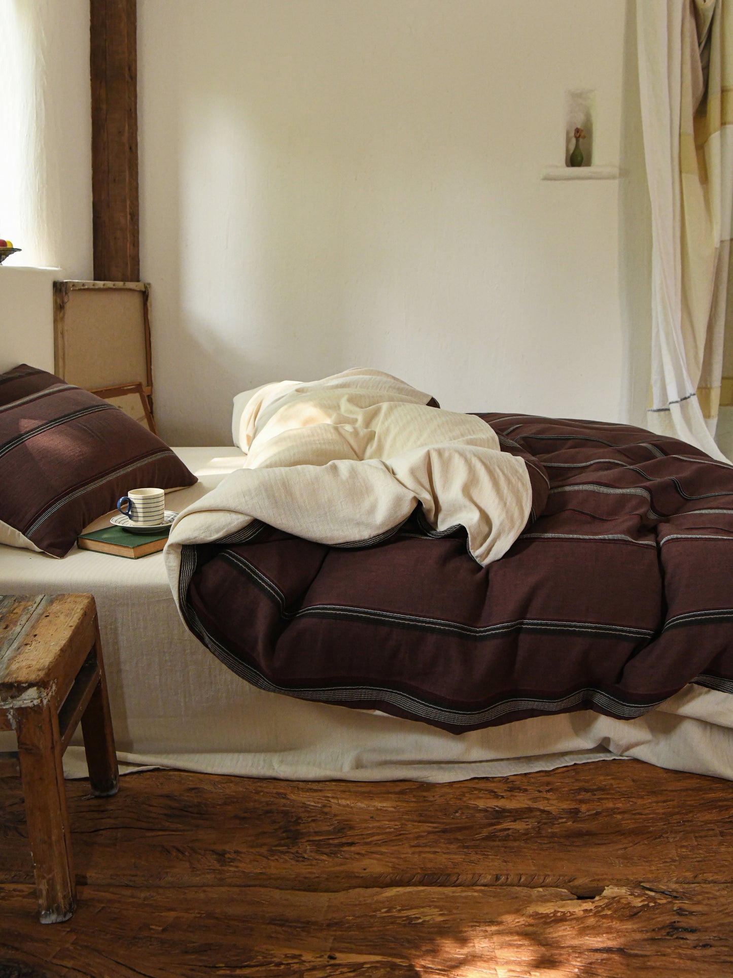 Merlot Stripe Bedding Set