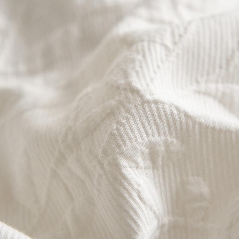 White Floral Bedding Set