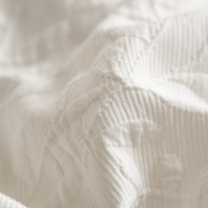 White Floral Bedding Set