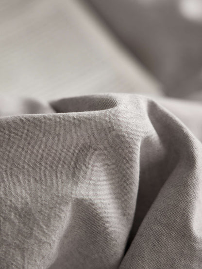 Grey Linen Bedding Set