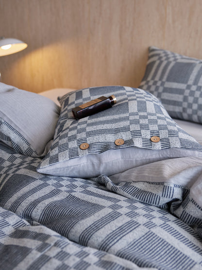 Grey Geometry Bedding Set